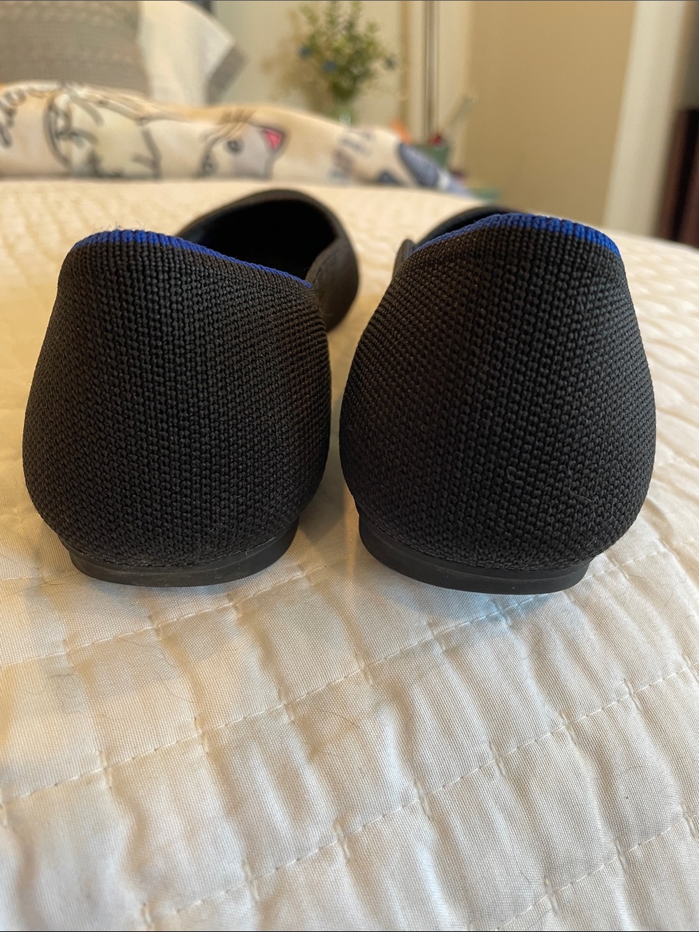 Rothy's Black Ballet Flats sz 7 - Picture 4 of 6